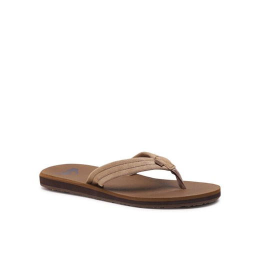 Quiksilver Japonki AQYL101323 Brązowy ze sklepu MODIVO w kategorii Klapki męskie - zdjęcie 182667733