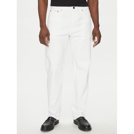 Michael Kors Jeansy CS5900K0UK Biały Straight Fit ze sklepu MODIVO w kategorii Jeansy męskie - zdjęcie 182667740