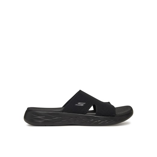 Skechers Klapki On-The-Go 600-Oceanside 140003/BBK Czarny ze sklepu MODIVO w kategorii Klapki damskie - zdjęcie 182667741