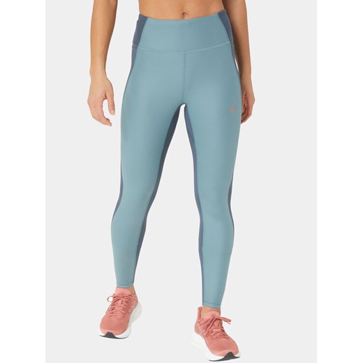 Asics Legginsy Nagino Run Tight 2012C847 Niebieski Ahletic Fit ze sklepu MODIVO w kategorii Spodnie damskie - zdjęcie 182667810