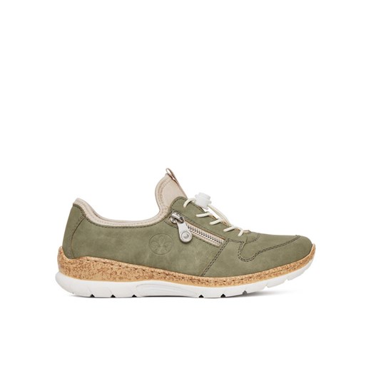 Rieker Sneakersy N42G0-52 Zielony ze sklepu MODIVO w kategorii Buty sportowe damskie - zdjęcie 182667820