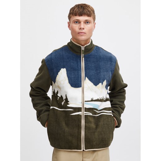 Solid Polar 21108084 Zielony Regular Fit ze sklepu MODIVO w kategorii Bluzy męskie - zdjęcie 182667874