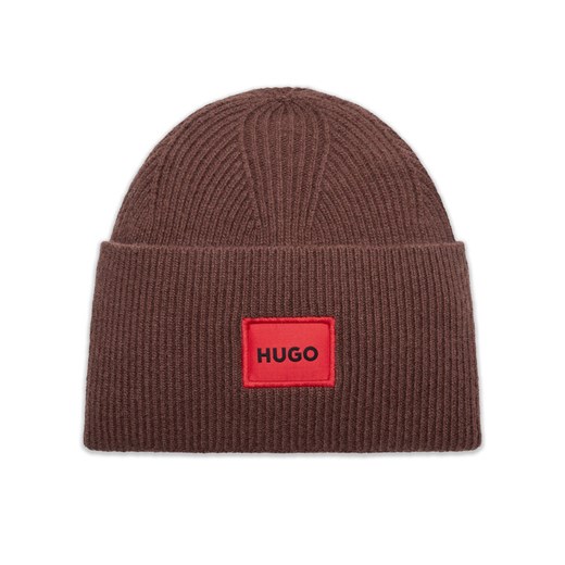 Hugo Czapka Xaff 50496011 Brązowy ze sklepu MODIVO w kategorii Czapki zimowe męskie - zdjęcie 182667902