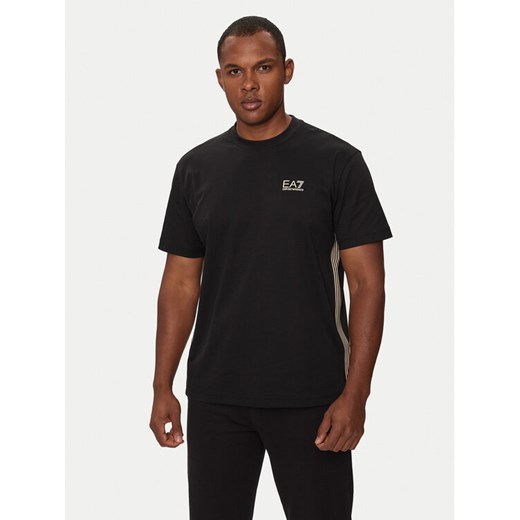 EA7 Emporio Armani T-Shirt 6DPT19 PJOLZ 0200 Czarny Regular Fit ze sklepu MODIVO w kategorii T-shirty męskie - zdjęcie 182667954