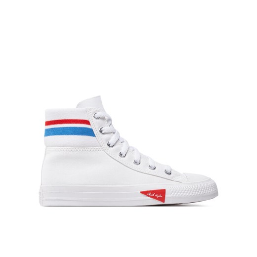 Converse Trampki Chuck Taylor All Star Retro Sport A06314C Biały ze sklepu MODIVO w kategorii Trampki dziecięce - zdjęcie 182667962