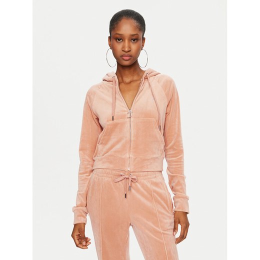 Juicy Couture Bluza Madison JCWA122001 Beżowy Slim Fit ze sklepu MODIVO w kategorii Bluzy damskie - zdjęcie 182667991