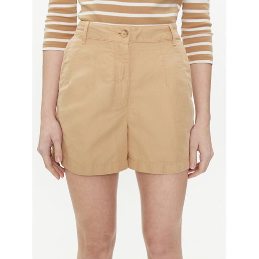 Tommy Hilfiger Szorty materiałowe WW0WW41603 Beżowy Relaxed Fit ze sklepu MODIVO w kategorii Szorty - zdjęcie 182668022