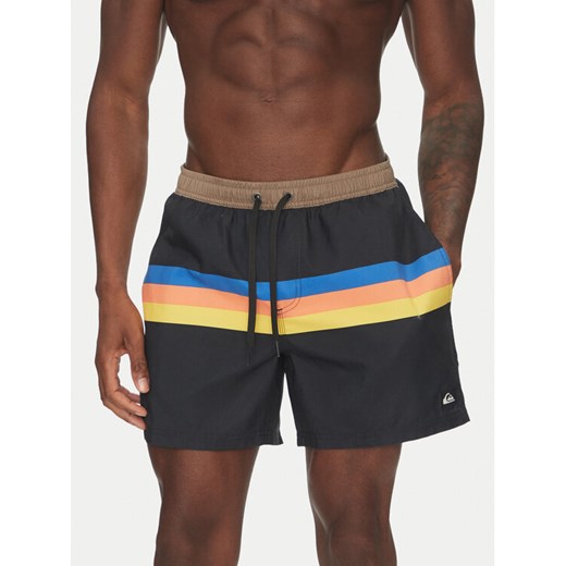 Quiksilver Szorty kąpielowe Everyday Straight Volley 15 EQYJV04121 Kolorowy Regular Fit ze sklepu MODIVO w kategorii Kąpielówki - zdjęcie 182668033
