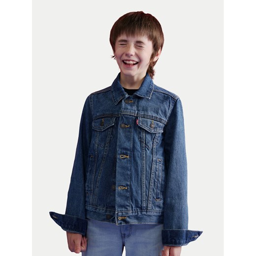Levi's® Kurtka jeansowa 9E2058-M8X Niebieski Regular Fit ze sklepu MODIVO w kategorii Kurtki chłopięce - zdjęcie 182668054
