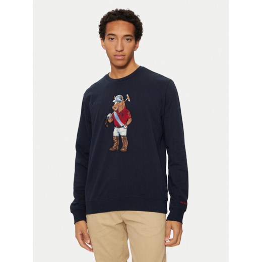 U.S. Polo Assn. Bluza MUP3058 Granatowy Regular Fit ze sklepu MODIVO w kategorii Bluzy męskie - zdjęcie 182668061