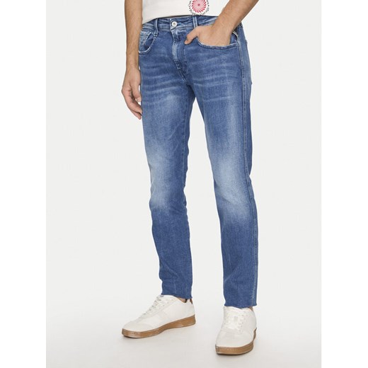 Replay Jeansy M914N .000.511 758 Niebieski Slim Fit ze sklepu MODIVO w kategorii Jeansy męskie - zdjęcie 182668084