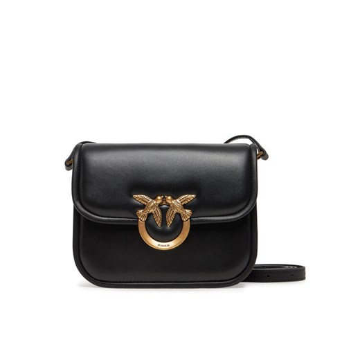 PINKO Torebka Love Box Bag Fl Mini 104297 A26L Czarny ze sklepu MODIVO w kategorii Listonoszki - zdjęcie 182668122