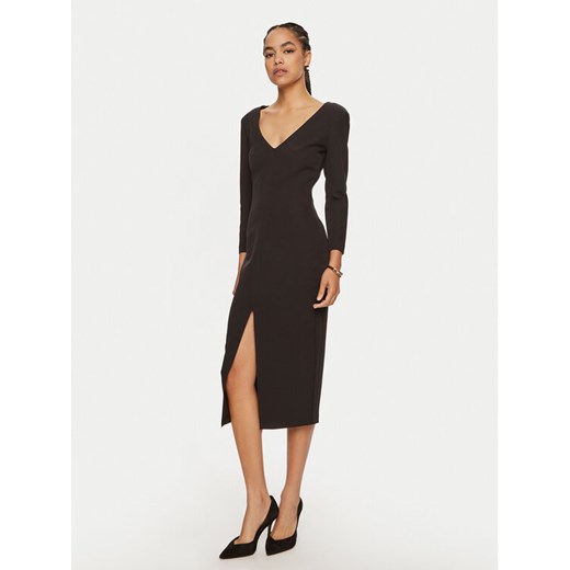 ACCESS FASHION Sukienka koktajlowa 44-3329-468 Czarny Slim Fit ze sklepu MODIVO w kategorii Sukienki - zdjęcie 182668231