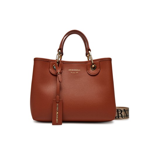 Emporio Armani Torebka EW000361 AF12103 M6030 Brązowy ze sklepu MODIVO w kategorii Torebki damskie - zdjęcie 182668293