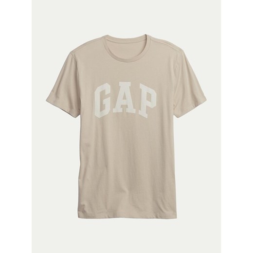 Gap T-Shirt 663921-01 Beżowy Regular Fit ze sklepu MODIVO w kategorii T-shirty męskie - zdjęcie 182668301