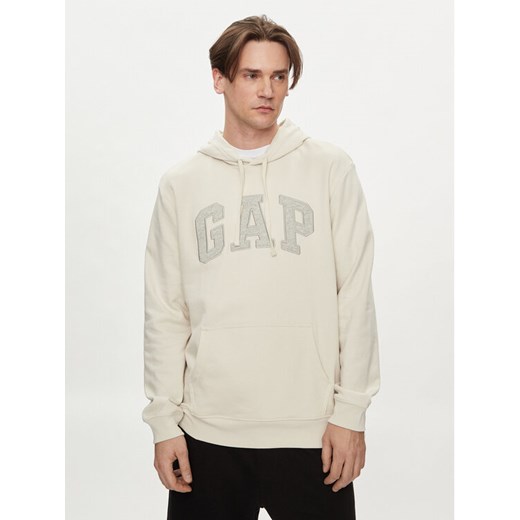 Gap Bluza 868453-02 Beżowy Regular Fit ze sklepu MODIVO w kategorii Bluzy męskie - zdjęcie 182668351