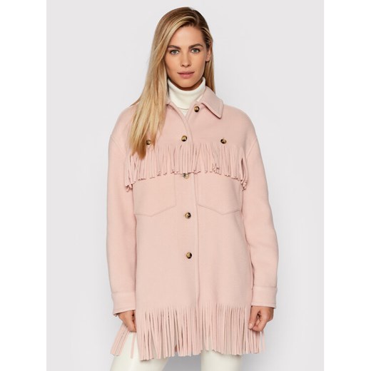 Pinko Płaszcz zimowy Fiambala 1G16S1 Y7E3 Różowy Regular Fit ze sklepu MODIVO w kategorii Płaszcze damskie - zdjęcie 182668371