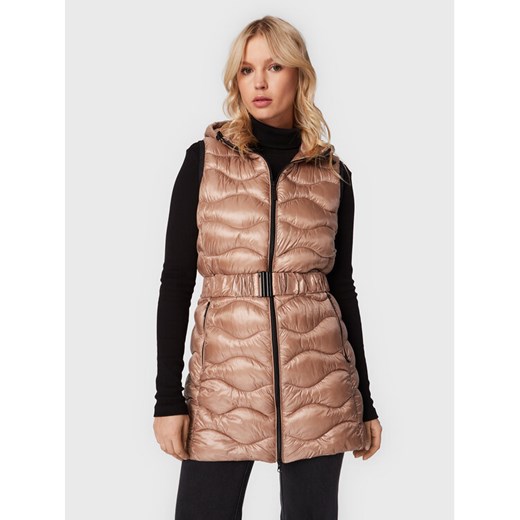 Frieda & Freddies Bezrękawnik 8504 Beżowy Regular Fit ze sklepu MODIVO w kategorii Kamizelki damskie - zdjęcie 182668381