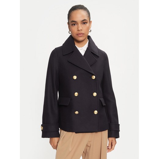 Tommy Hilfiger Kurtka przejściowa WW0WW42632 Granatowy Regular Fit ze sklepu MODIVO w kategorii Kurtki damskie - zdjęcie 182668474