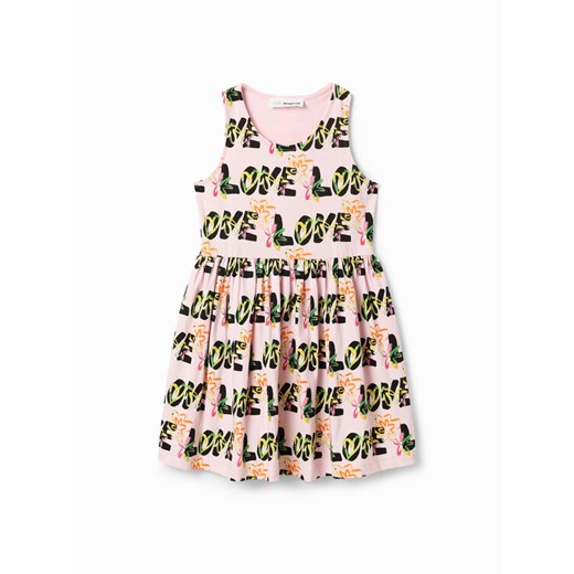 Desigual Sukienka codzienna 23SGVK11 Różowy Regular Fit ze sklepu MODIVO w kategorii Sukienki dziewczęce - zdjęcie 182668493