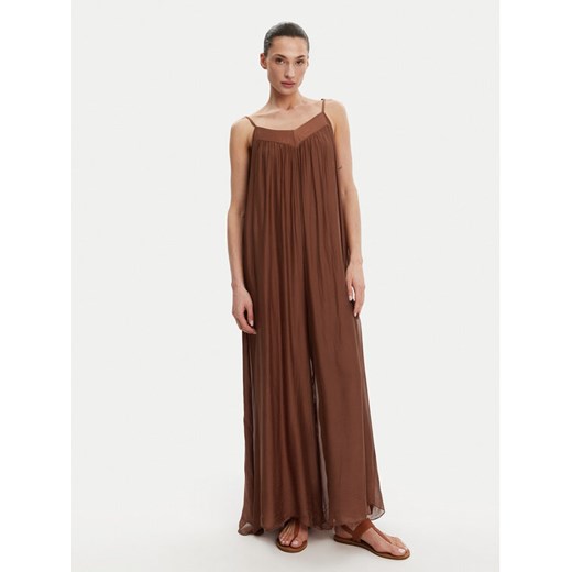 ViCOLO Kombinezon TD0588 Brązowy Relaxed Fit ze sklepu MODIVO w kategorii Kombinezony damskie - zdjęcie 182668504