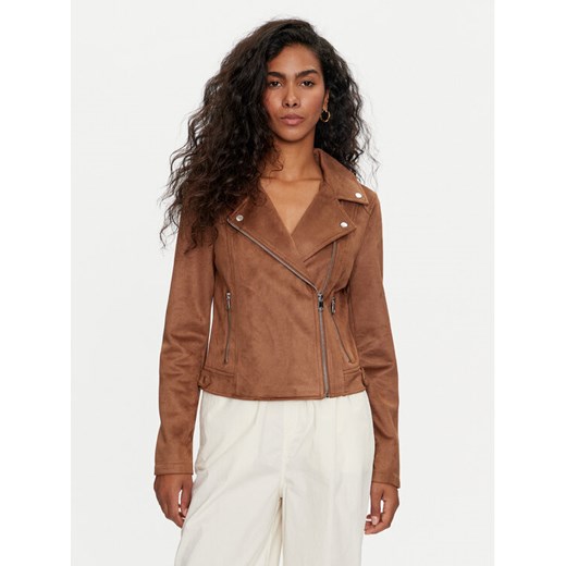Vero Moda Kurtka z imitacji skóry Jose 10300938 Brązowy Regular Fit ze sklepu MODIVO w kategorii Kurtki damskie - zdjęcie 182668523