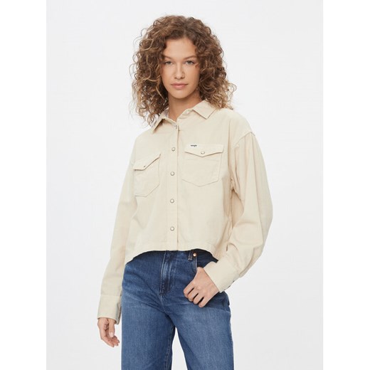 Wrangler Kurtka przejściowa Boxy 112342669 Biały Regular Fit Wrangler M MODIVO