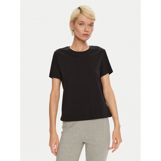 Calvin Klein Underwear T-Shirt 000QS7328E Czarny Regular Fit ze sklepu MODIVO w kategorii Bluzki damskie - zdjęcie 182668544