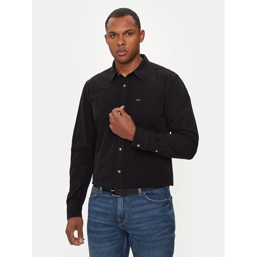 Guess Koszula M4YH35 WGCF1 Czarny Slim Fit ze sklepu MODIVO w kategorii Koszule męskie - zdjęcie 182668550