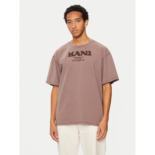 Karl Kani T-Shirt Retro Sprayed 60300094 Beżowy Regular Fit ze sklepu MODIVO w kategorii T-shirty męskie - zdjęcie 182668564
