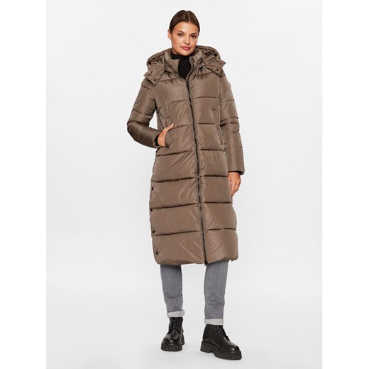 Save The Duck Kurtka zimowa D40270W MEGA17 Brązowy Regular Fit ze sklepu MODIVO w kategorii Kurtki damskie - zdjęcie 182668573
