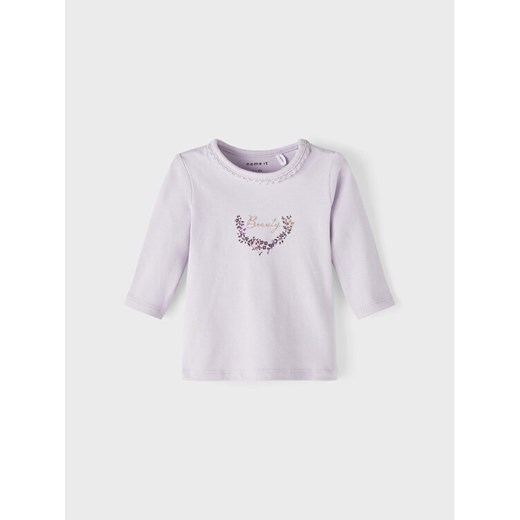 NAME IT Bluzka 13210028 Fioletowy Regular Fit ze sklepu MODIVO w kategorii Kaftaniki i bluzki - zdjęcie 182668630