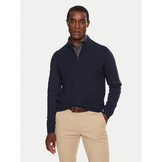 Pierre Cardin Sweter C5 51012.5065 Granatowy Regular Fit ze sklepu MODIVO w kategorii Swetry męskie - zdjęcie 182668703