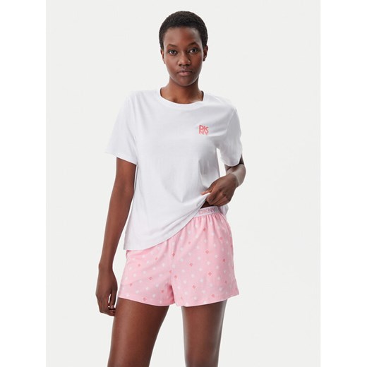 DKNY Piżama YI90042 Różowy Regular Fit ze sklepu MODIVO w kategorii Piżamy damskie - zdjęcie 182668722