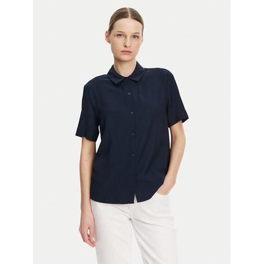 Tommy Hilfiger Koszula WW0WW44683 Granatowy Relaxed Fit ze sklepu MODIVO w kategorii Koszule damskie - zdjęcie 182668744