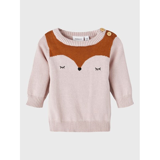NAME IT Sweter 13207072 Różowy Regular Fit ze sklepu MODIVO w kategorii Bluzy i swetry - zdjęcie 182668762