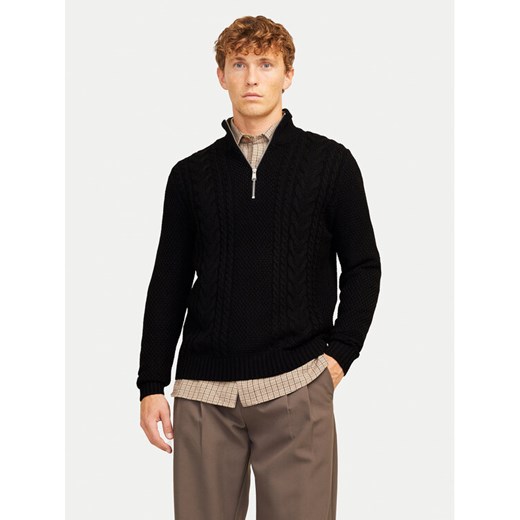 Jack&Jones Sweter Craig 12260826 Czarny Regular Fit ze sklepu MODIVO w kategorii Swetry męskie - zdjęcie 182668783