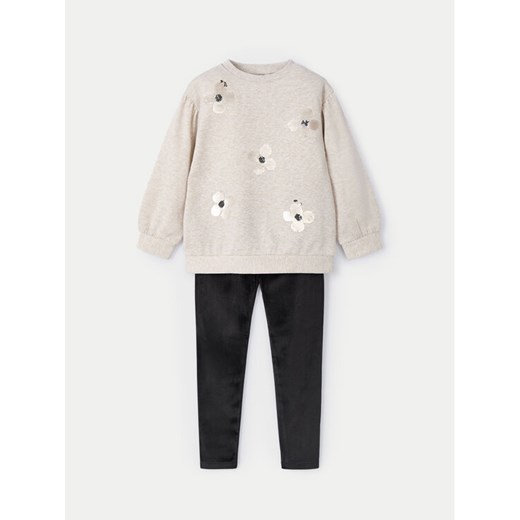 Mayoral Komplet bluza i legginsy 4706 Czarny Regular Fit ze sklepu MODIVO w kategorii Komplety dziewczęce - zdjęcie 182668803