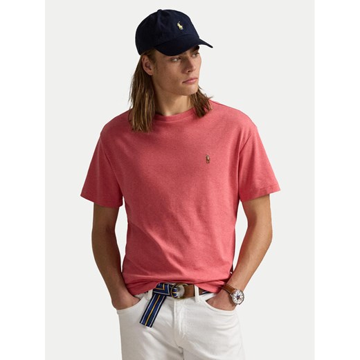 Polo Ralph Lauren T-Shirt 710740727033 Różowy Slim Fit ze sklepu MODIVO w kategorii T-shirty męskie - zdjęcie 182668840