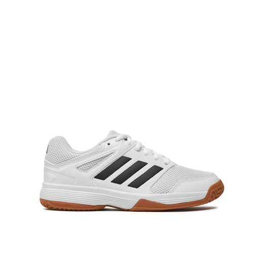 adidas Buty halowe Speedcourt Indoor Kids IE8034 Biały ze sklepu MODIVO w kategorii Buty sportowe dziecięce - zdjęcie 182668922