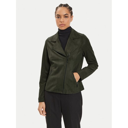 Olsen Kurtka z imitacji skóry 15001386 Zielony Regular Fit ze sklepu MODIVO w kategorii Kurtki damskie - zdjęcie 182668982