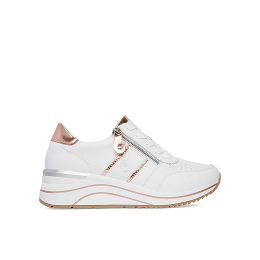 Remonte Sneakersy D0T04-80 Biały ze sklepu MODIVO w kategorii Buty sportowe damskie - zdjęcie 182669132