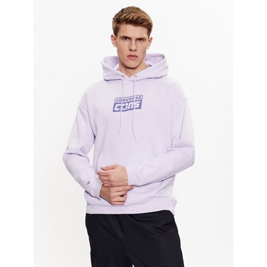 Converse Bluza Cons 10024013-A04 Fioletowy Regular Fit ze sklepu MODIVO w kategorii Bluzy męskie - zdjęcie 182669160