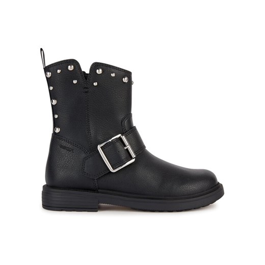 Geox Botki J Eclair Girl J369QK 000BU C9999 M Czarny ze sklepu MODIVO w kategorii Buty zimowe dziecięce - zdjęcie 182669163