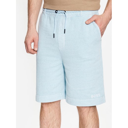 Boss Szorty sportowe 50485825 Błękitny Regular Fit L MODIVO