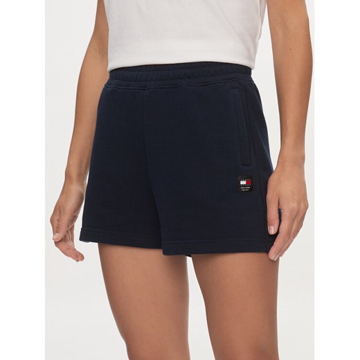 Tommy Jeans Szorty sportowe New Cls DW0DW17772 Granatowy Relaxed Fit ze sklepu MODIVO w kategorii Szorty - zdjęcie 182669344