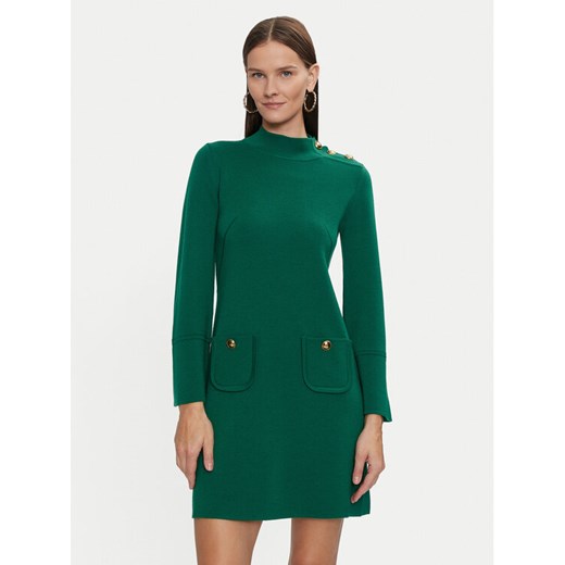 Luisa Spagnoli Sukienka dzianinowa Melodiosa 58421 Zielony Regular Fit ze sklepu MODIVO w kategorii Sukienki - zdjęcie 182669350
