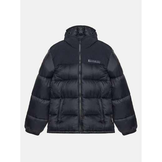 Napapijri Kurtka zimowa A-Hornelen NP0A4HJS D Czarny Regular Fit ze sklepu MODIVO w kategorii Kurtki chłopięce - zdjęcie 182669364