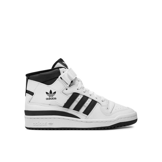 adidas Sneakersy Forum Mid IG3756 Biały ze sklepu MODIVO w kategorii Buty sportowe męskie - zdjęcie 182669391