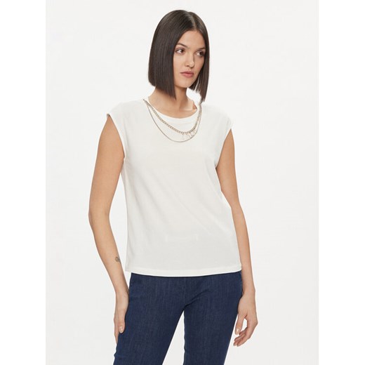 Liu Jo Bluzka WA4016 J5003 Biały Regular Fit ze sklepu MODIVO w kategorii Bluzki damskie - zdjęcie 182669423